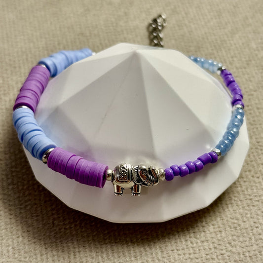 Lilac Elephant Armband