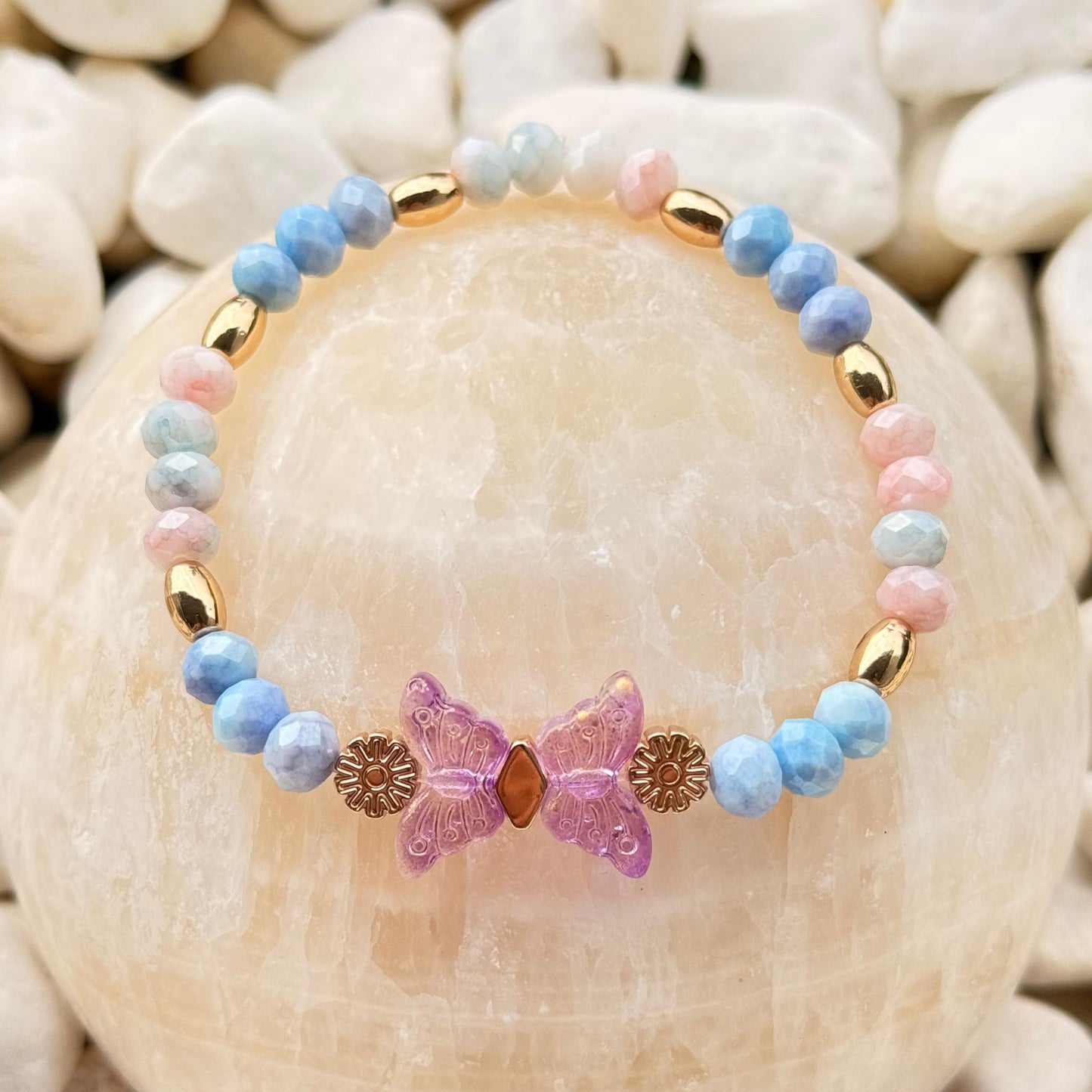 Armband „Butterfly Pastel“
