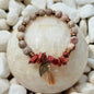 Earth Harmony Armband mit Blatt-Anhänger