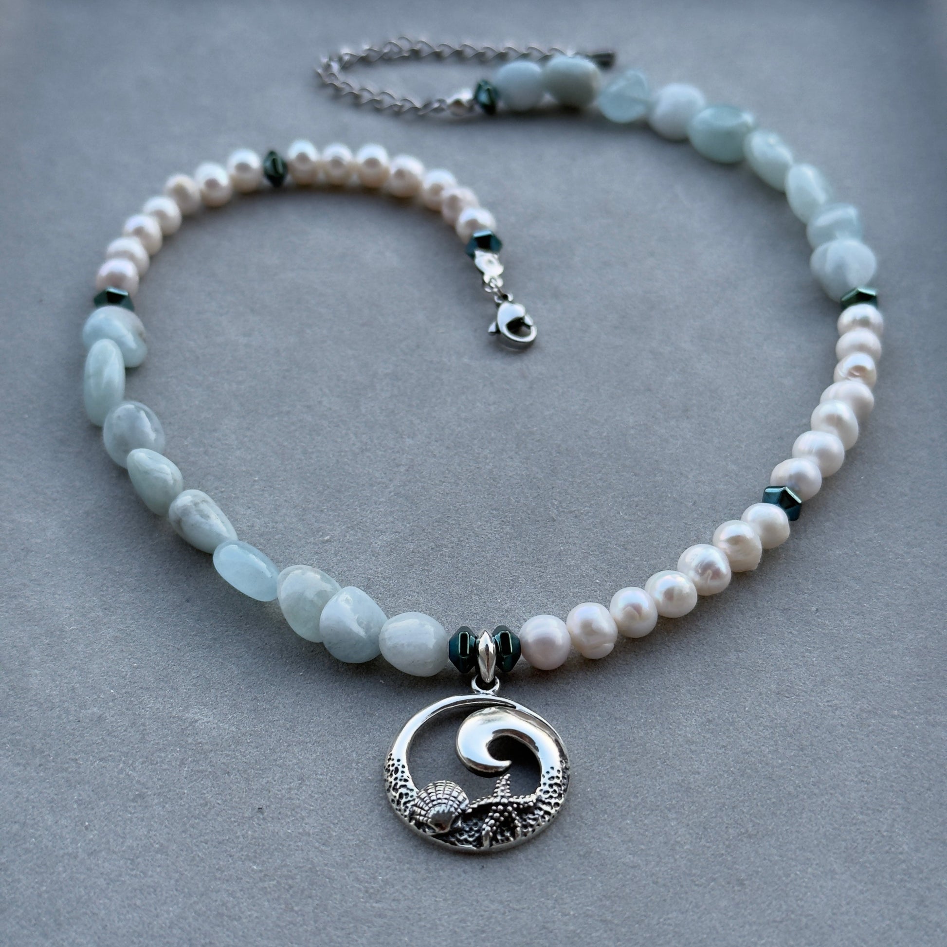 Ocean Wave Halskette – Ansicht 2