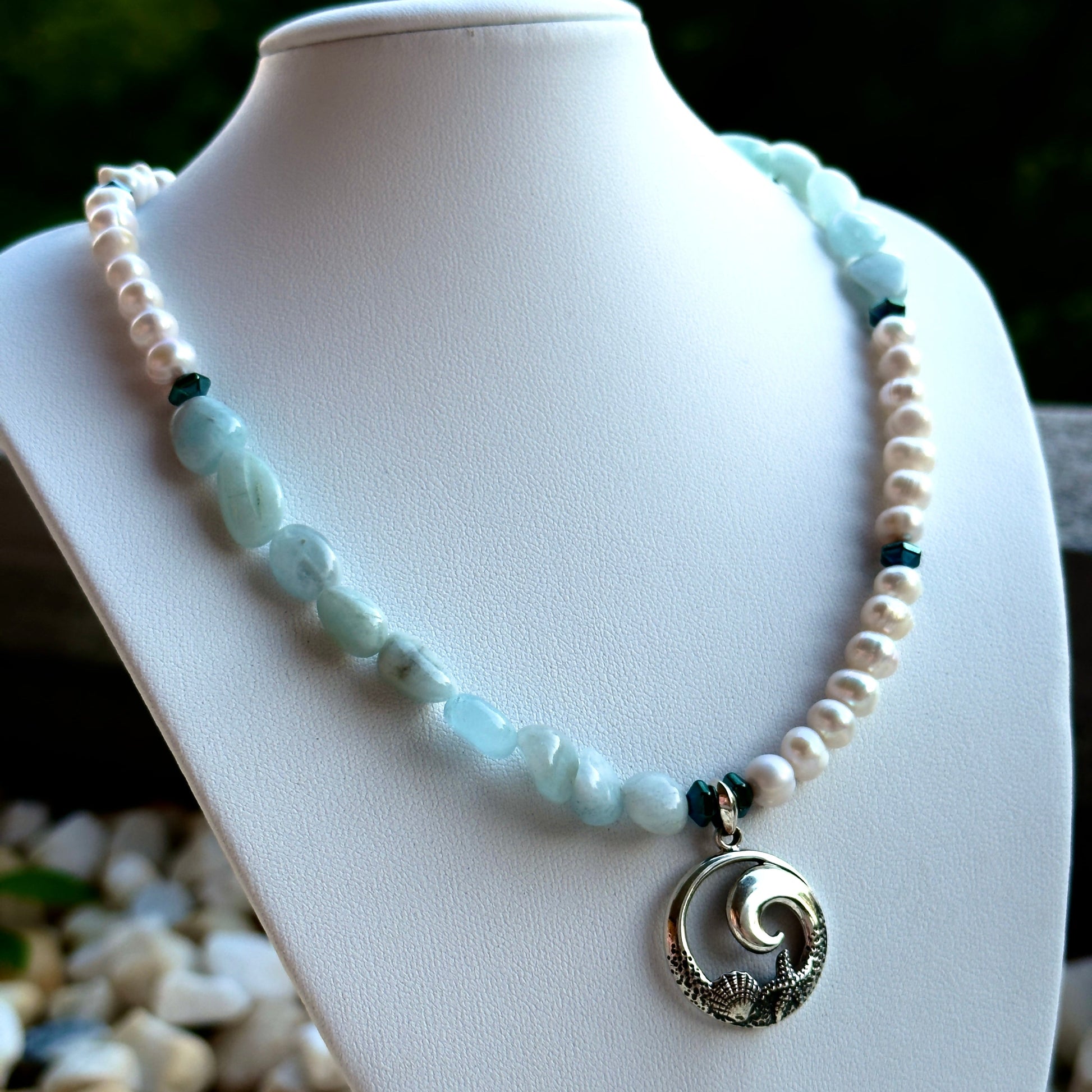 Ocean Wave Halskette – Ansicht 1