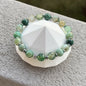 Grünes Achat-Armband