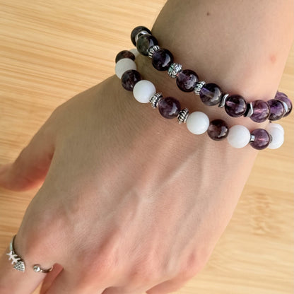 Armband „Amethyst Elegance“