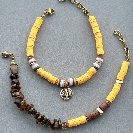 Golden Earth Armband