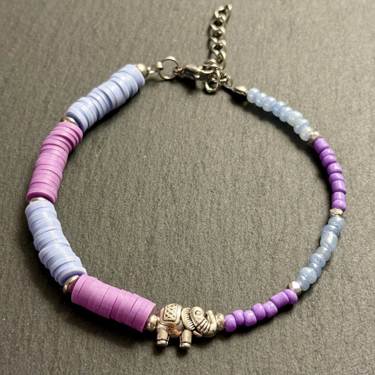 Lilac Elephant Armband