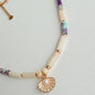 Pearl & Lilac Muschel-Halskette – Muschel-Anhänger Detail