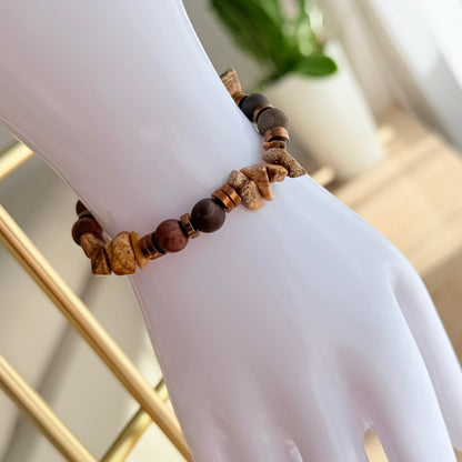 Terra Mosaic – Naturstein-Armband mit Splittern