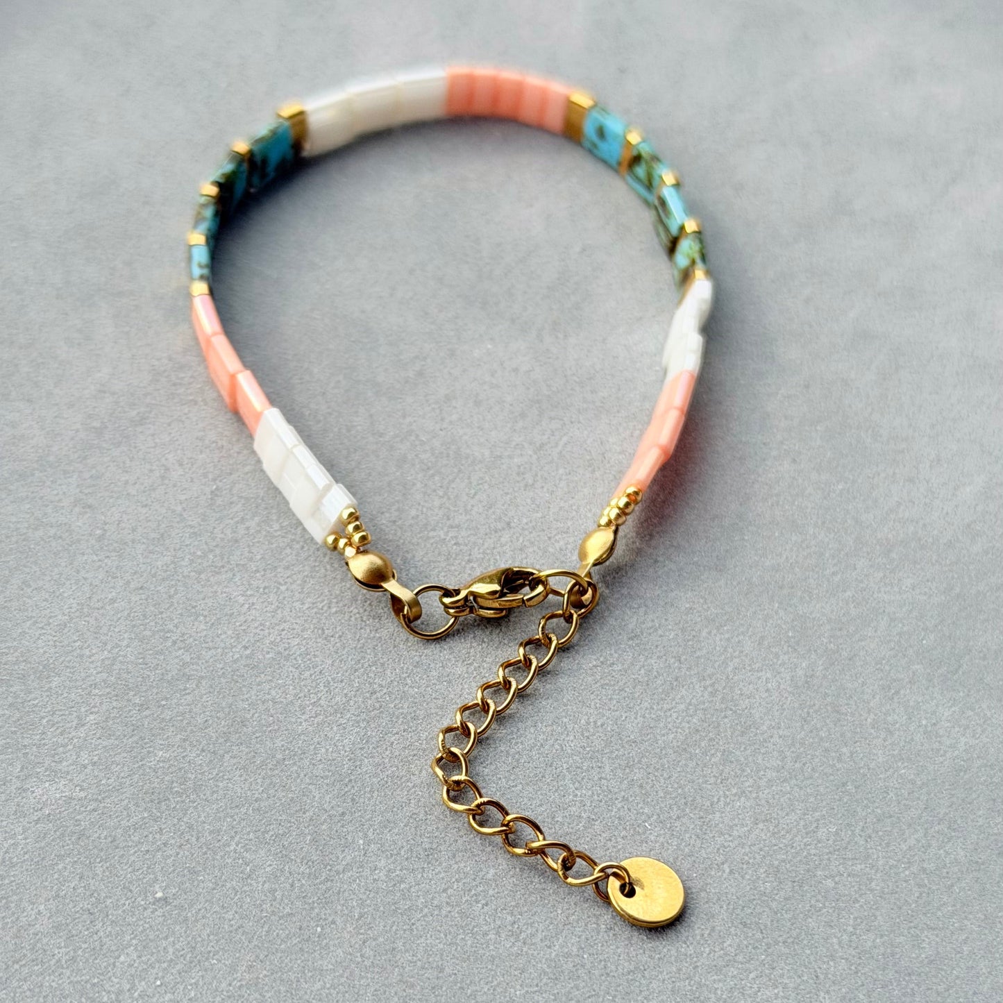 Pastel Harmony Miyuki-Tila Armband