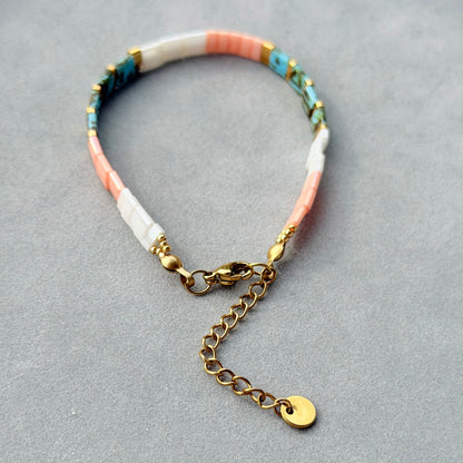 Pastel Harmony Miyuki-Tila Armband