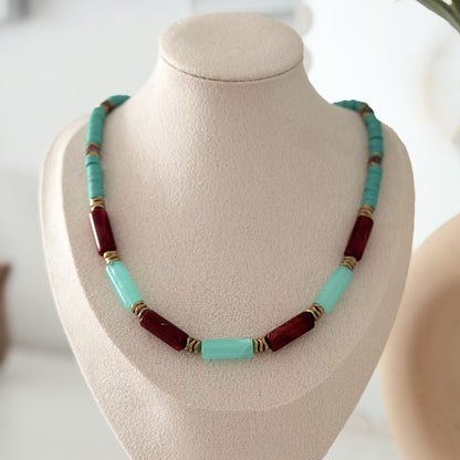 Turquoise Berry Halskette