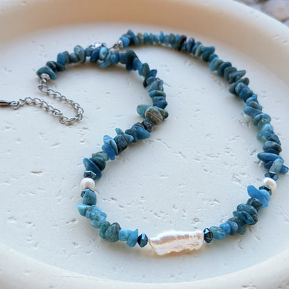 Turquoise Pearl Necklace